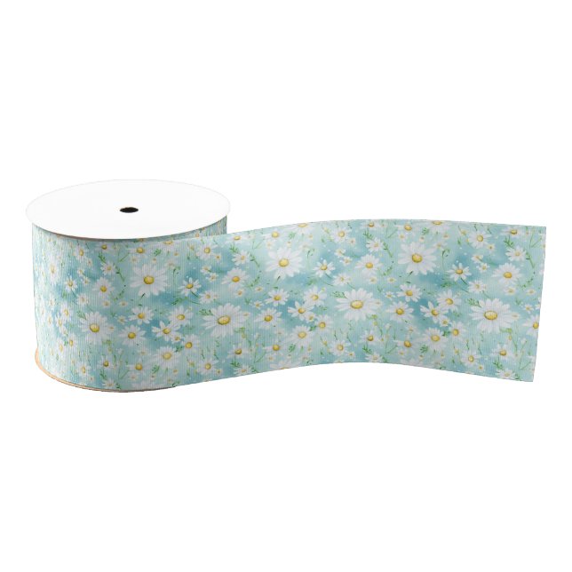 Gros-grain Daisies Ruban Grosgrain (Bobine)
