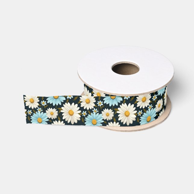 Gros-grain Daisies Ruban Grosgrain (Bobine)