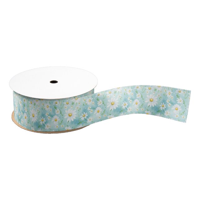 Gros-grain Daisies Ruban Grosgrain (Bobine)
