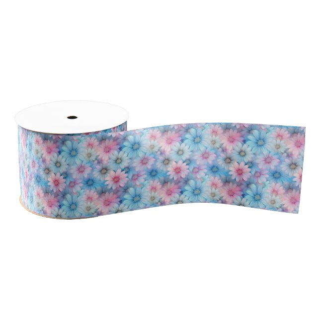 Gros-grain Daisies Ruban Grosgrain (Bobine)