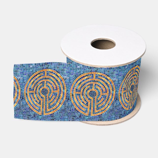 Gros-grain LABYRINTHE IV Ruban Grosgrain de 7,62 cm de large (Bobine)