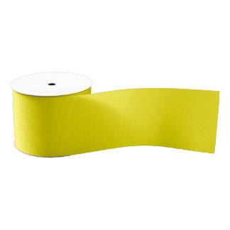 Gros-grain Modèle jaune de ruban