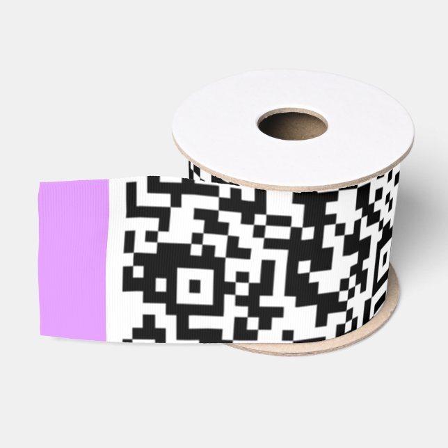 Gros-grain Personnalisez votre Modèle de ruban de code QR Cho (Bobine)