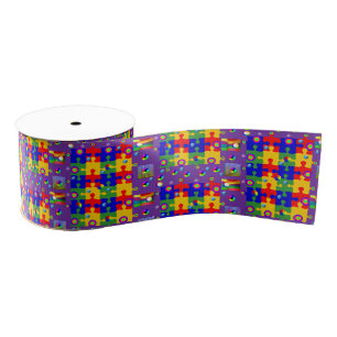 Gros-grain puzzles décoratifs en ruban