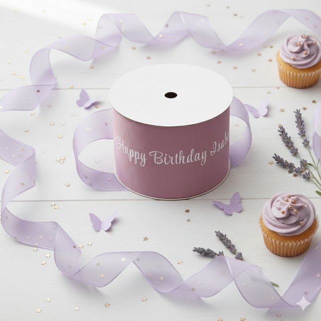 Gros-grain Rouleau de ruban violet lavande | Décoration d'ann (Créateur téléchargé)
