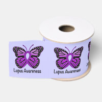 Ruban 3" de conscience de papillon de lupus