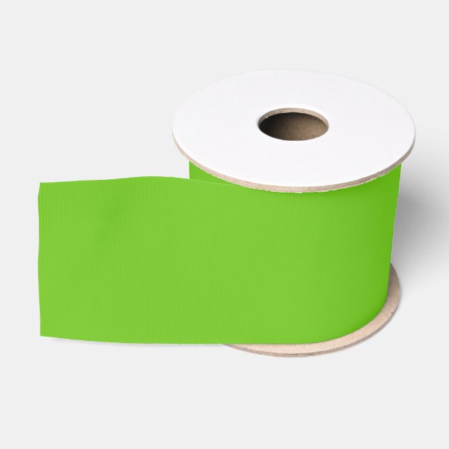 Gros-grain Ruban Alien vert grand grain (Bobine)
