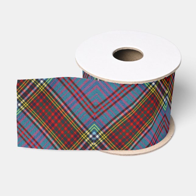 Gros-grain Ruban Anderson Clan Tartan (Diagonal) (Bobine)