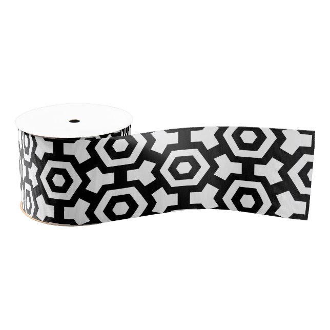 Gros-grain Ruban Anneaux Hexagon (Bobine)