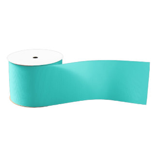 Gros-grain Ruban arrière - plan grosgrain de polka turquoise