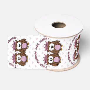 Gros-grain ruban baby shower double princesse