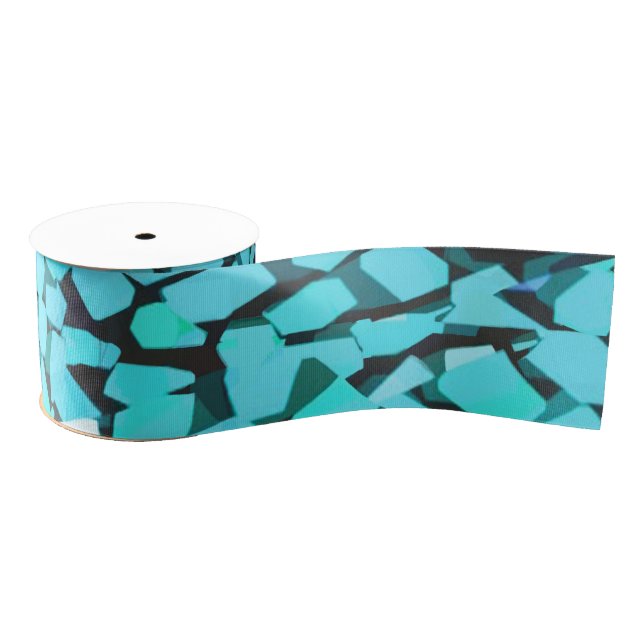 Gros-grain Ruban bleu Avalanche (Bobine)