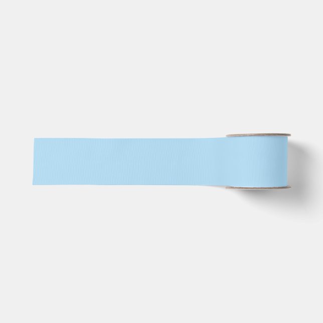 Gros-grain Ruban bleu pastel (Devant)