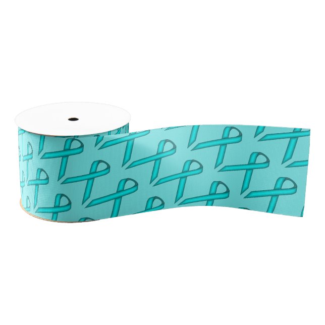 Gros-grain Ruban bleu/Turquoise standard par Kenneth Yoncich (Bobine)
