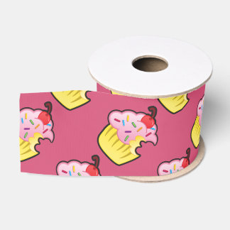 Gros-grain ruban de cupcake