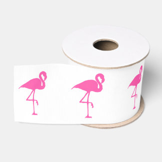 Gros-grain Ruban de Flamant rose