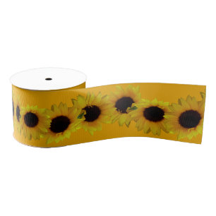 Gros-grain Ruban de fleur customisé par papier de ruban de