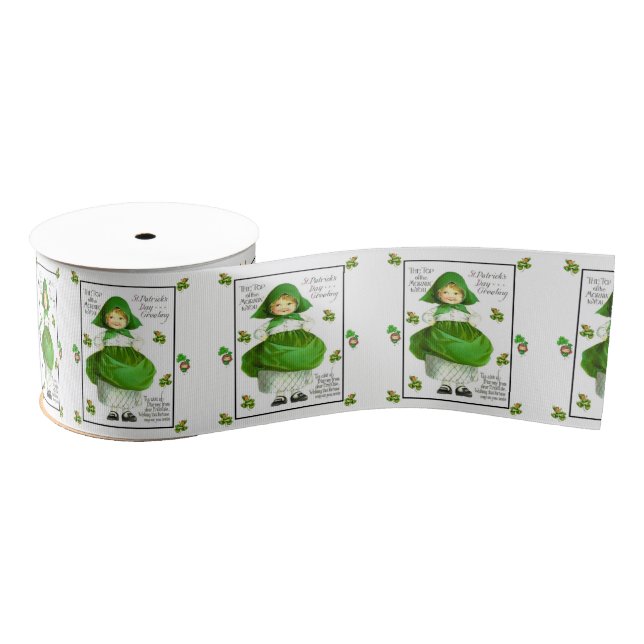 Gros-grain Ruban de la Saint Patrick (Bobine)