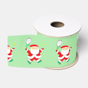 Gros-grain Ruban de satin de cadeau de Noël de tennis