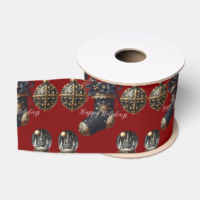 Gros-grain Ruban de vacances gothique (Bobine)