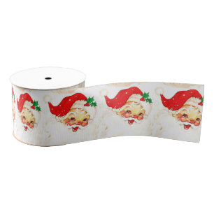 Gros-grain Ruban décoratif de Noël, Père Noël