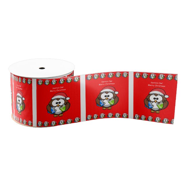Gros-grain ruban décoratif noël (Bobine)