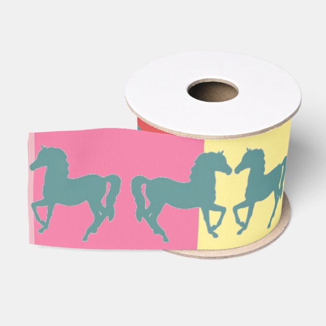 Gros-grain Ruban des chevaux (Bobine)