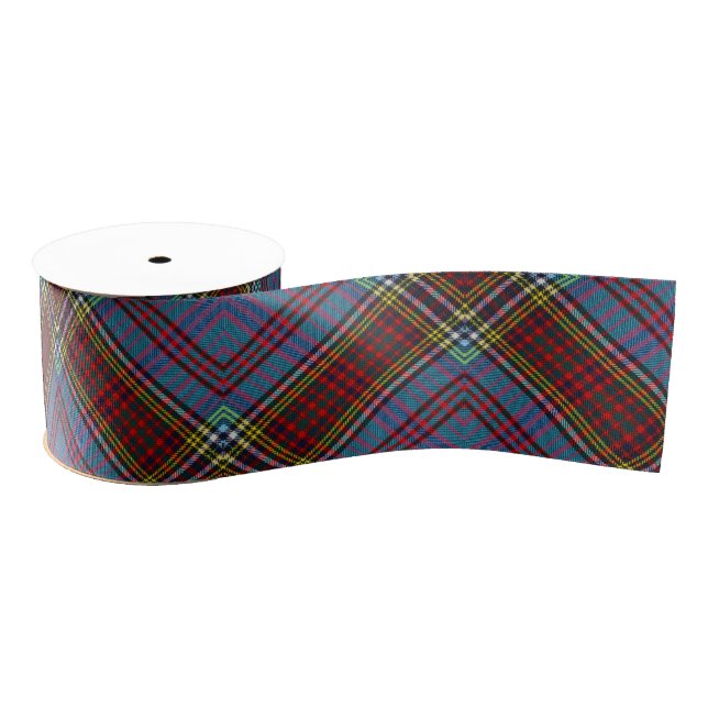 Gros-grain Ruban (diagonal) de tartan de clan d'Anderson (Bobine)
