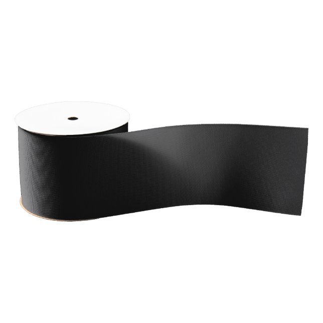 Gros-grain Ruban Eerie Black Wide Grosgrain (Bobine)