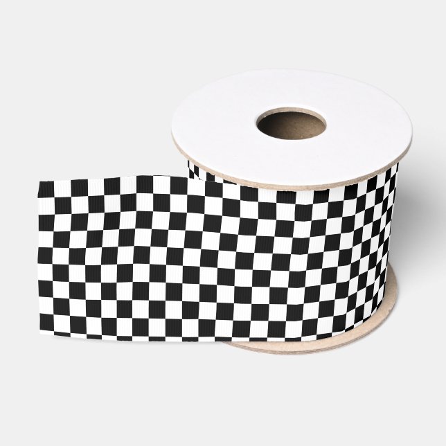 Gros-grain Ruban Grosgrain à carreaux (Bobine)