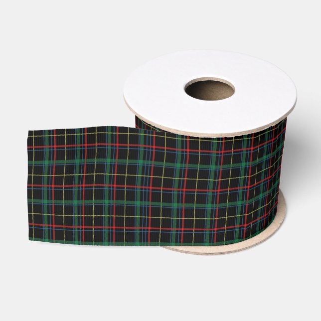 Gros-grain Ruban Grosgrain à Carreaux de Fêtes (Bobine)
