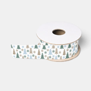 Gros-grain Ruban Grosgrain des arbres de vacances