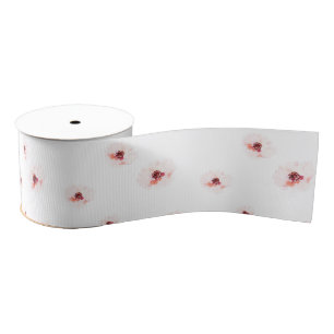 Gros-grain Ruban Grosgrain Floral Aquarelle Élégant