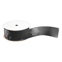 Ruban Grosgrain Monochrome FTF dans des Tons Gris 