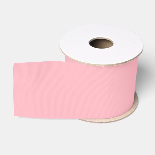 Gros-grain Ruban Grosgrain Rose Tendre – Largeur 3” (Bobine)