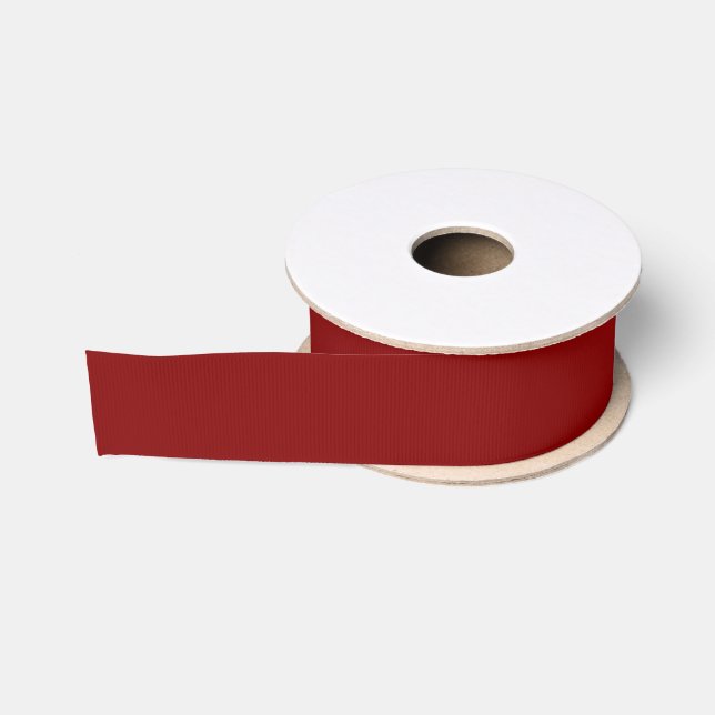 Gros-grain Ruban Grosgrain Rouge Grenat (Bobine)