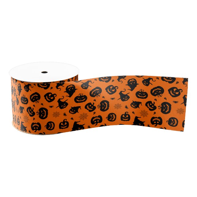 Gros-grain Ruban Halloween Grosgrain (Bobine)