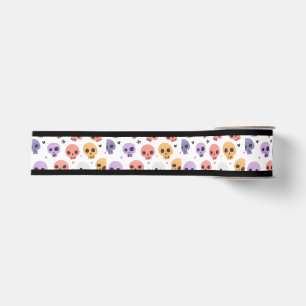 Gros-grain Ruban Halloween Skull