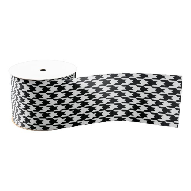 Gros-grain Ruban Houndstooth Grosgrain (Bobine)