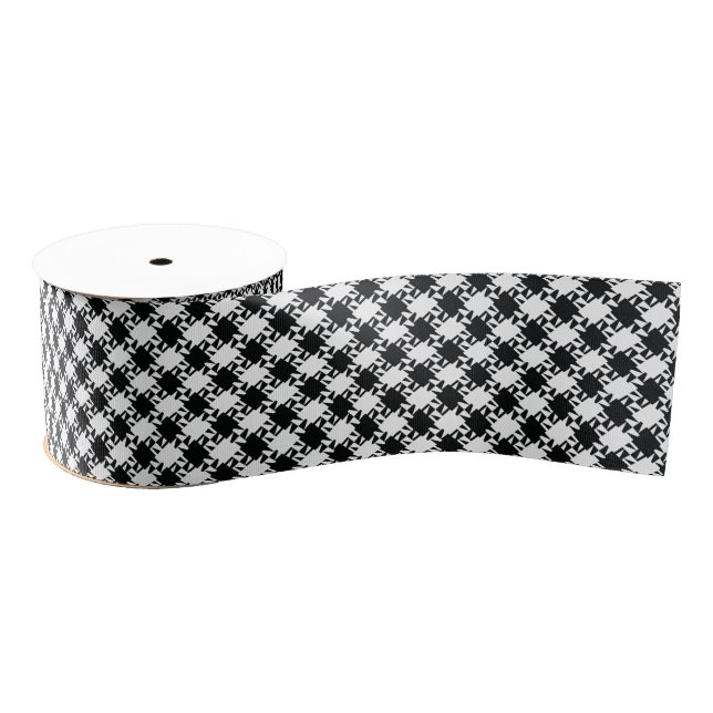 Gros-grain Ruban Houndstooth Grosgrain (Bobine)