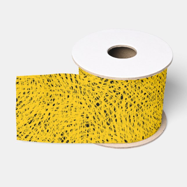 Gros-grain Ruban jaune (Bobine)