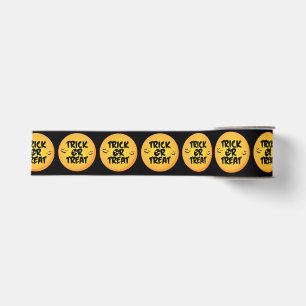 Gros-grain Ruban jaune et noir Halloween pour le jeu des fria