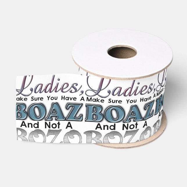 Gros-grain Ruban Ladies-Boaz-Bozo (Bobine)