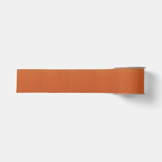 Gros-grain Ruban orange foncé (Devant)