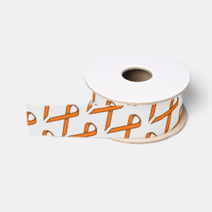 Gros-grain Ruban orange standard par Kenneth Yoncich