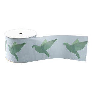 Gros-grain Ruban Peigeon Art Dove