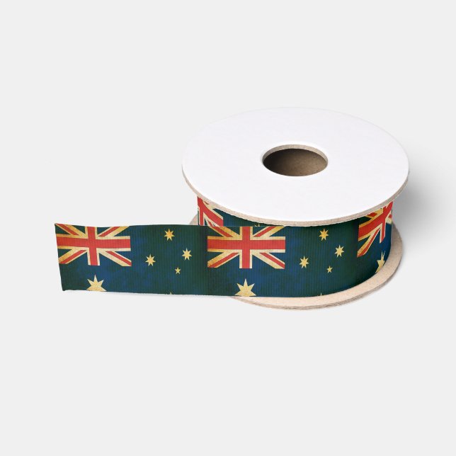 Gros-grain Ruban personnalisé drapeau australien (Bobine)