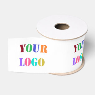 Gros-grain Ruban promotionnel avec logo ou photo d'entreprise
