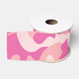 Gros-grain Ruban rose de Camo