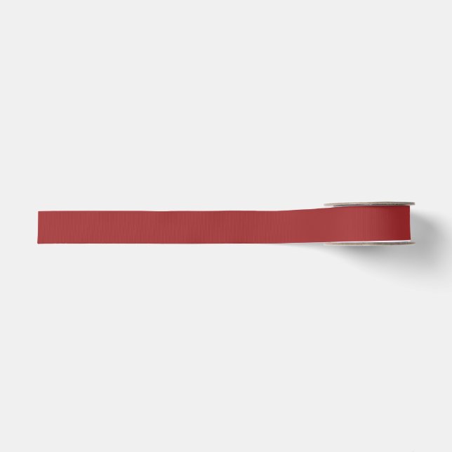 Gros-grain Ruban rouge foncé (Devant)